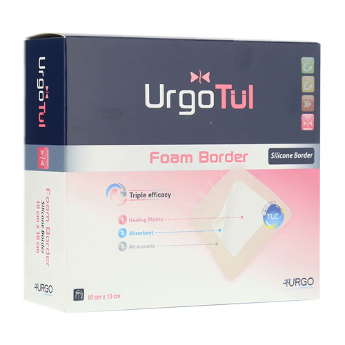 UrgoTül® Foam Border Schaumstoffverband