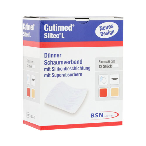 Cutimed® Siltec® L Silikon-Schaumverband