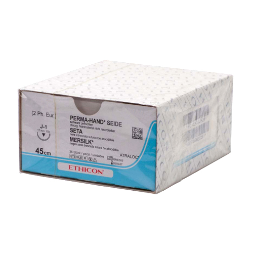 PH-Seide schwarz geflochten