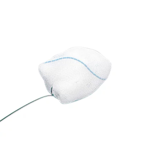 Schlinggazetupfer, mit Faden, mit Röko