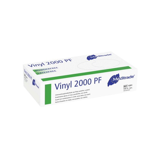 Meditrade® Vinyl 2000 PF Untersuchungshandschuhe