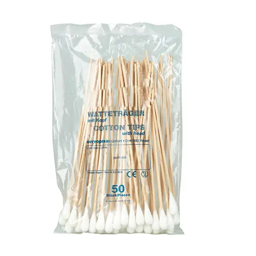 Wattestäbchen unsteril mit großem Kopf