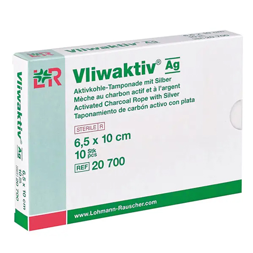 Vliwaktiv® Ag Aktivkohle-Tamponade