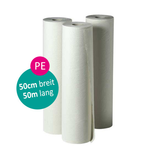 Medizinalrollen, 39cm x 50m mit PE-Beschichtung