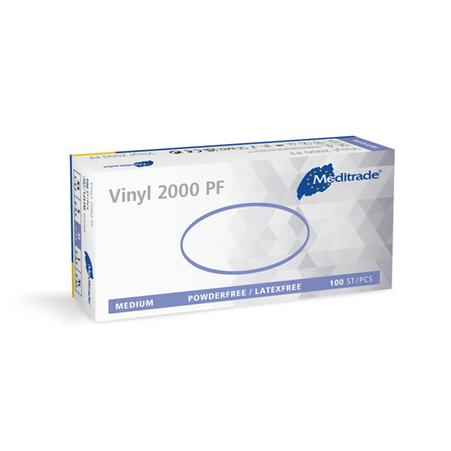 Meditrade® Vinyl 2000 PF Untersuchungshandschuhe