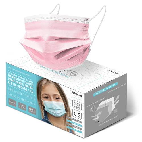 Kinder Mundschutz, rosa