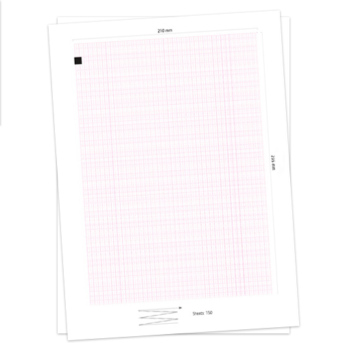 EKG-Papier Hellige Cardiosmart, Mac1200, 1600, 2000