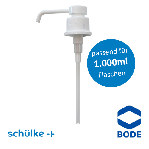 Dosierpumpe zu BODE und Schülke Flaschen 1.000ml